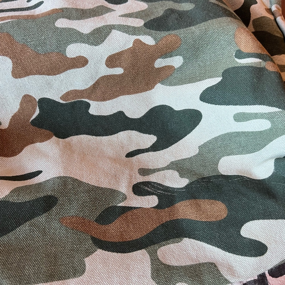 BAGGU Canvas Camo Tote Shoulder Bag - Picture 8 of 10